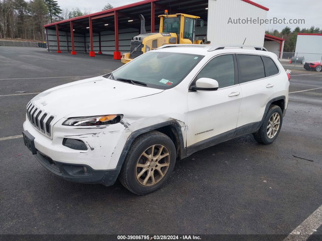 2016 Jeep Cherokee Latitude White vin: 1C4PJMCB6GW368240