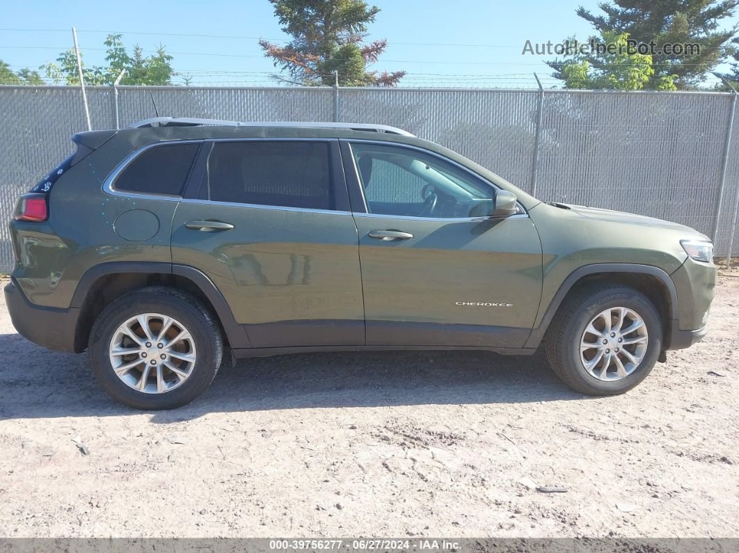 2019 Jeep Cherokee Latitude 4x4 Green vin: 1C4PJMCB6KD176790