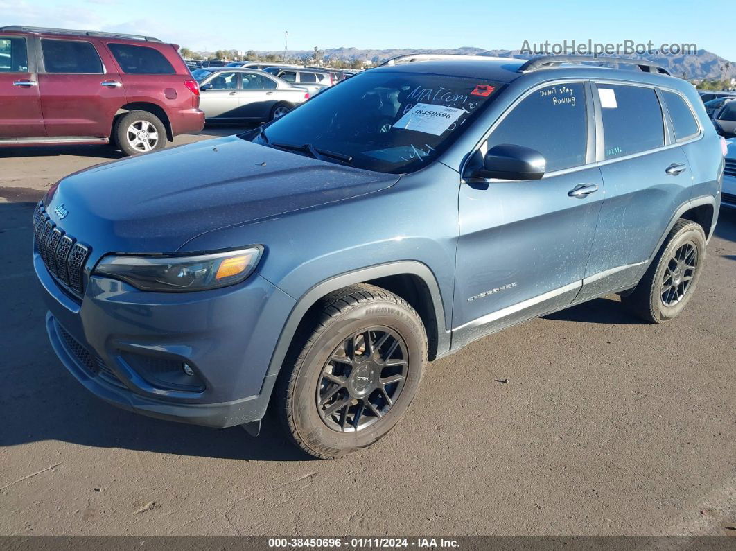 2019 Jeep Cherokee Latitude 4x4 Dark Blue vin: 1C4PJMCB6KD492352