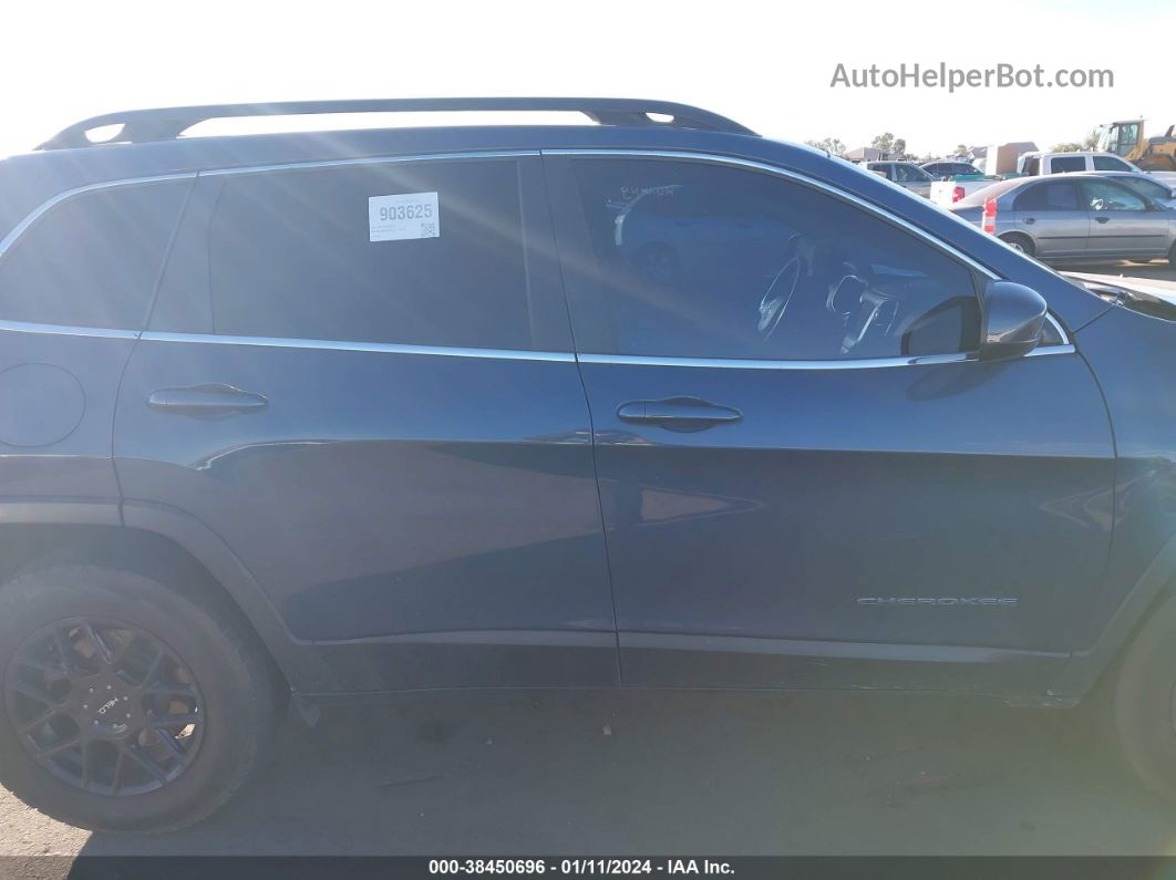 2019 Jeep Cherokee Latitude 4x4 Dark Blue vin: 1C4PJMCB6KD492352