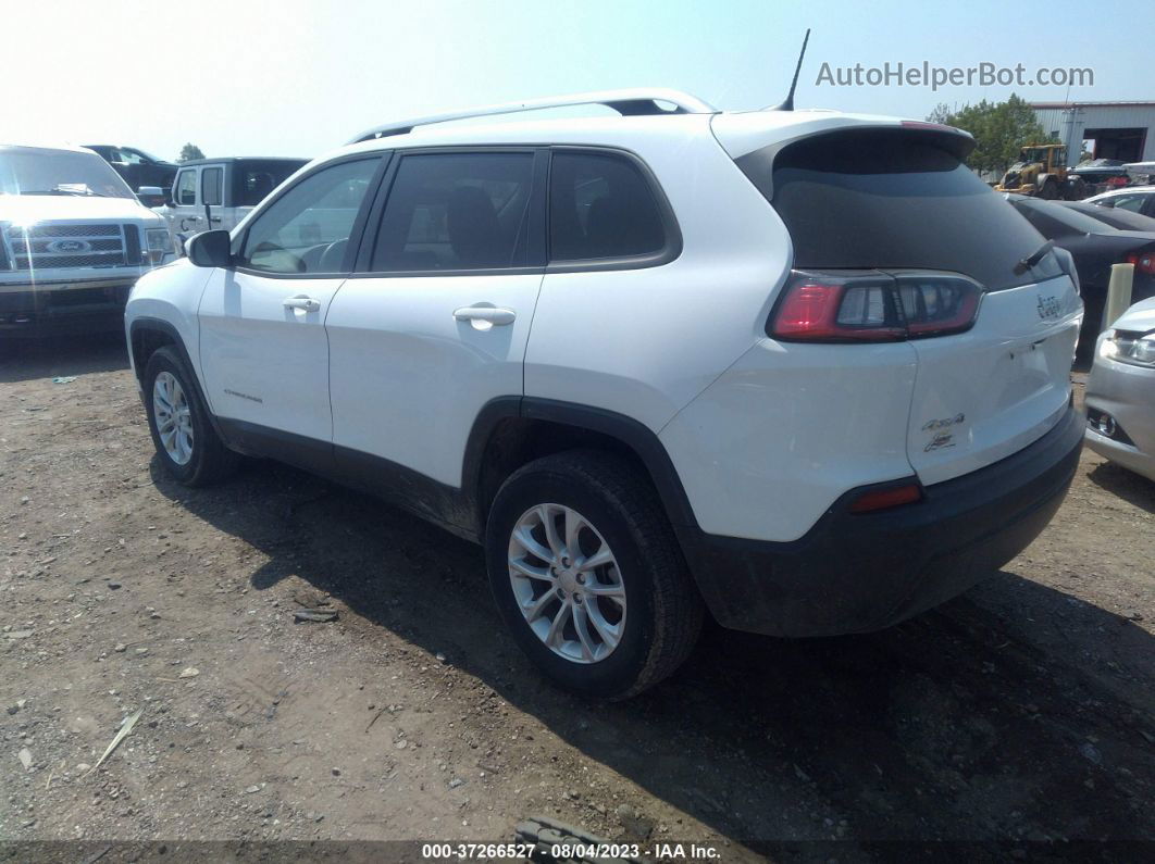 2021 Jeep Cherokee Latitude White vin: 1C4PJMCB6MD123980