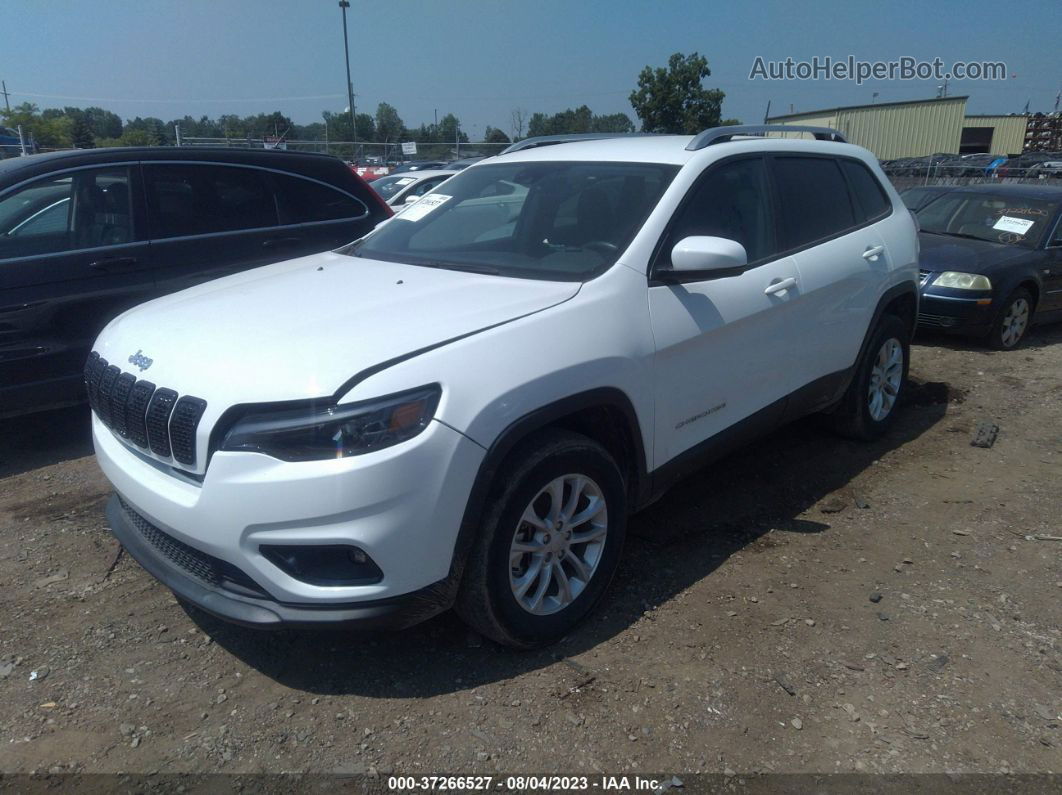 2021 Jeep Cherokee Latitude White vin: 1C4PJMCB6MD123980