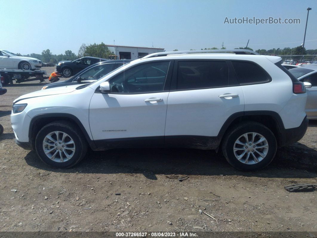 2021 Jeep Cherokee Latitude White vin: 1C4PJMCB6MD123980