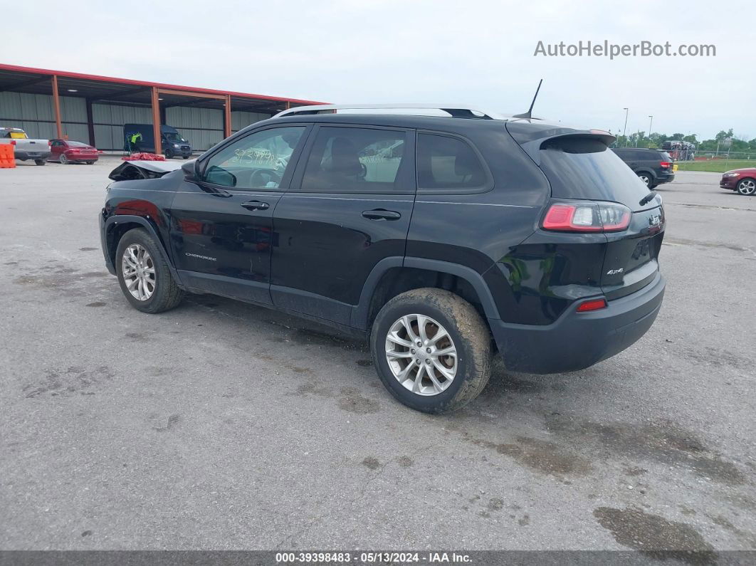 2021 Jeep Cherokee Latitude 4x4 Black vin: 1C4PJMCB6MD188876