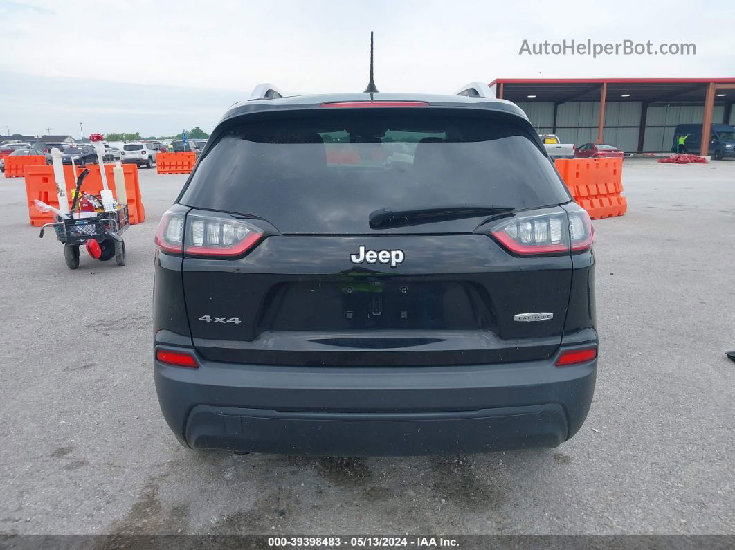 2021 Jeep Cherokee Latitude 4x4 Black vin: 1C4PJMCB6MD188876