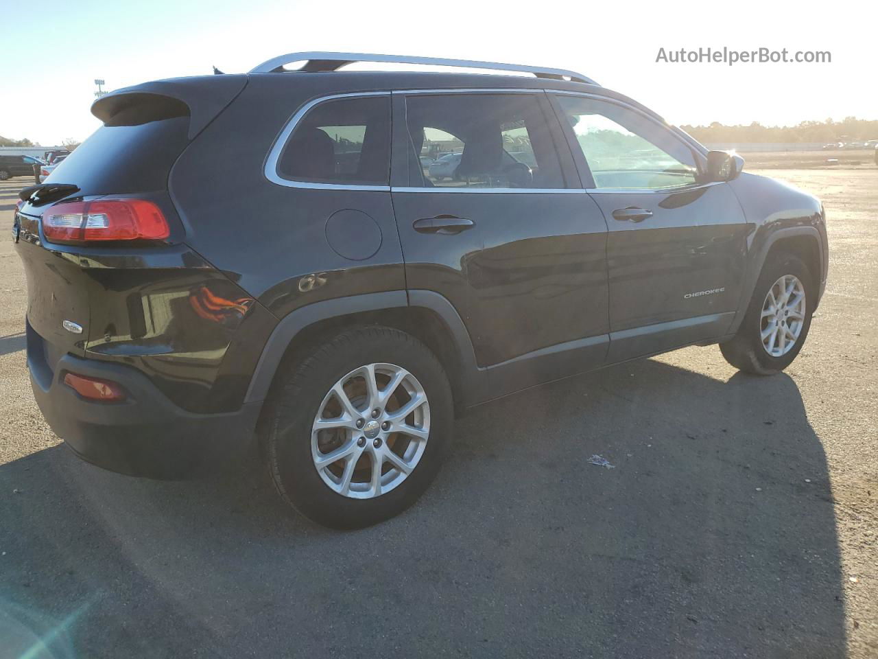 2014 Jeep Cherokee Latitude Black vin: 1C4PJMCB7EW121113