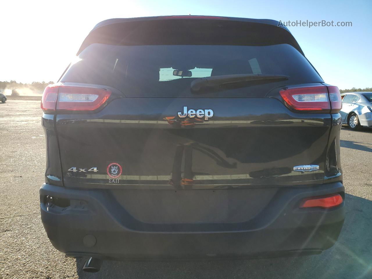 2014 Jeep Cherokee Latitude Black vin: 1C4PJMCB7EW121113