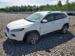 2014 Jeep Cherokee Latitude White vin: 1C4PJMCB7EW146108