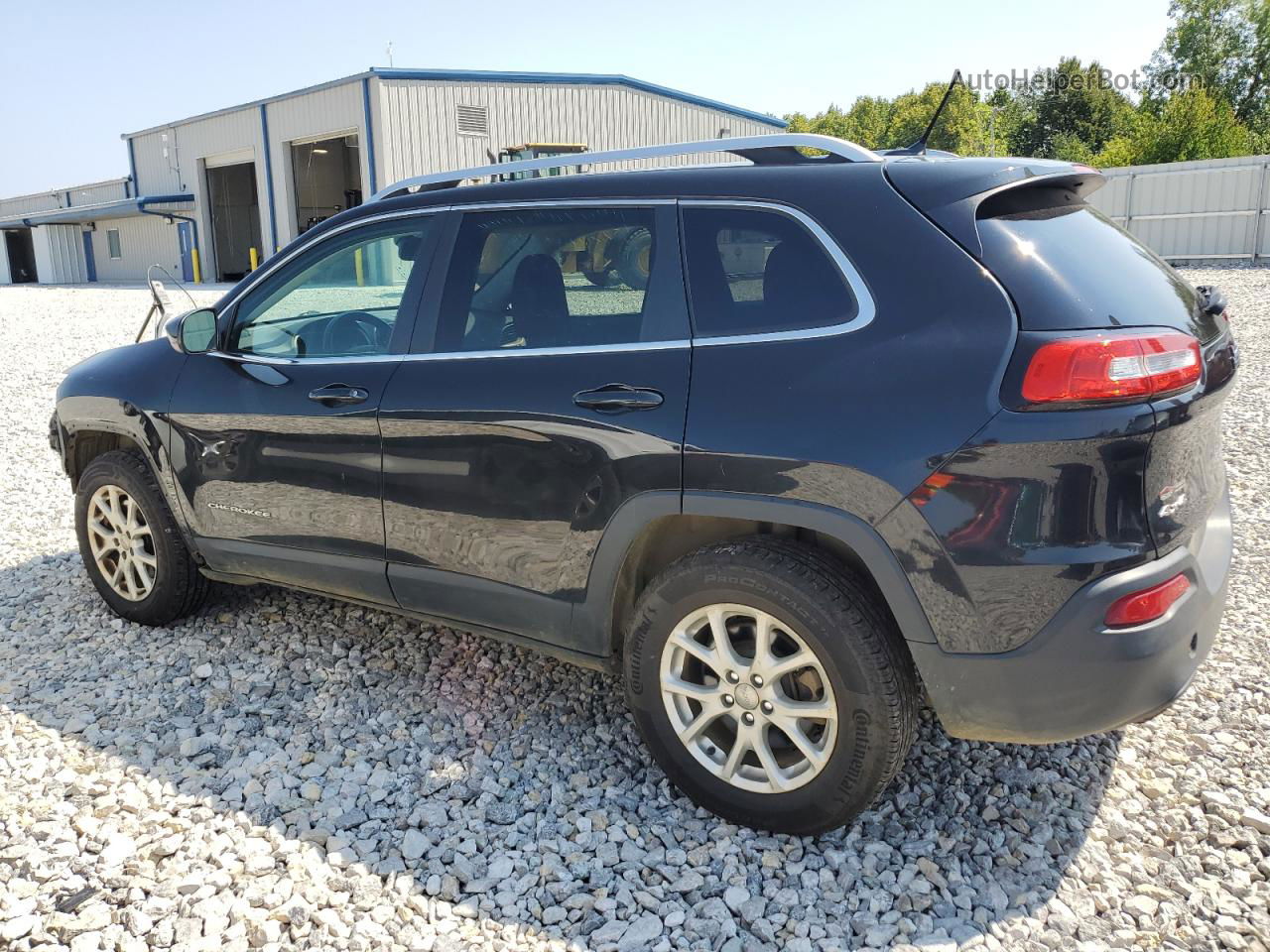 2014 Jeep Cherokee Latitude Черный vin: 1C4PJMCB7EW183370