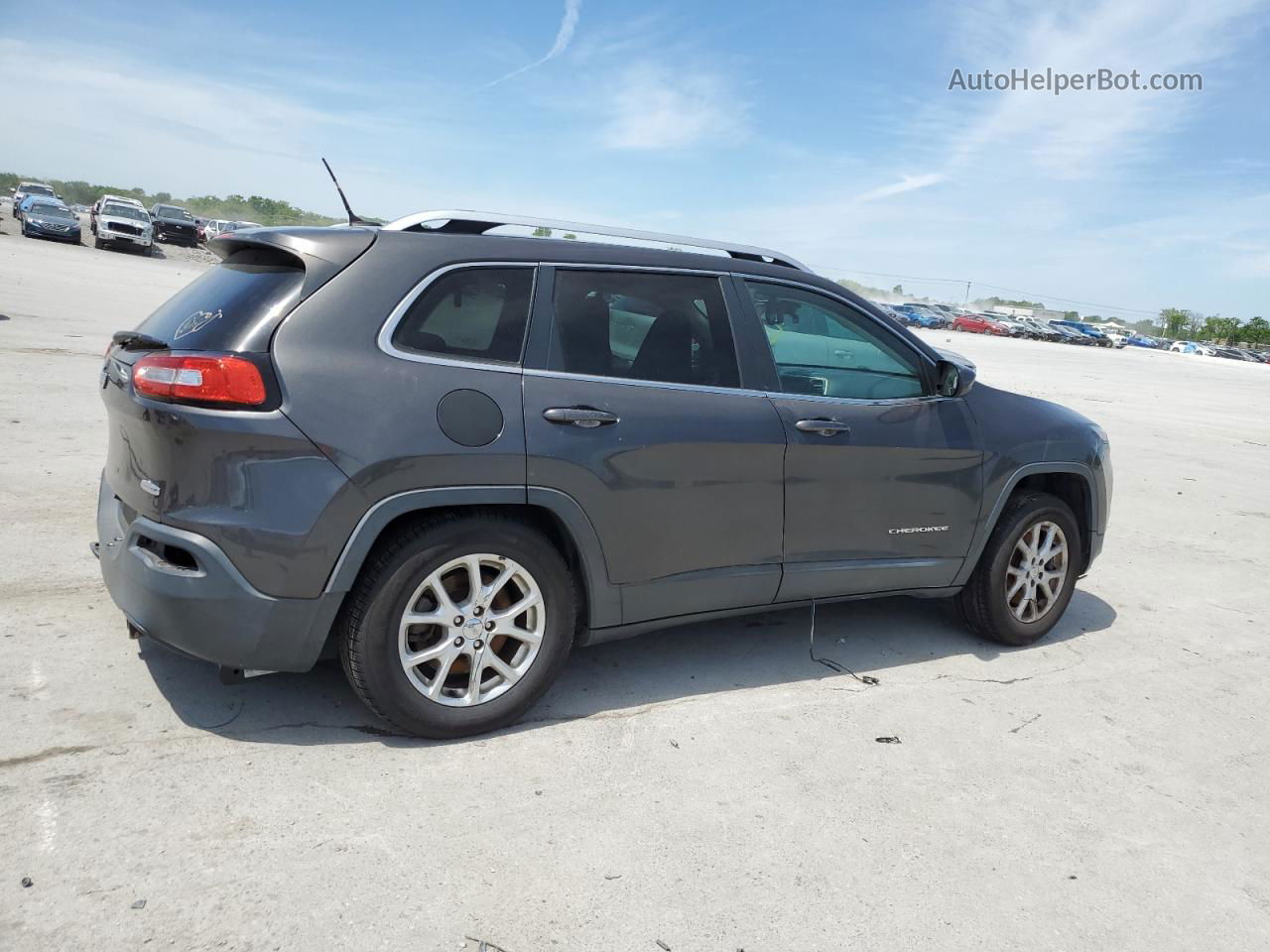 2014 Jeep Cherokee Latitude Серый vin: 1C4PJMCB7EW224452