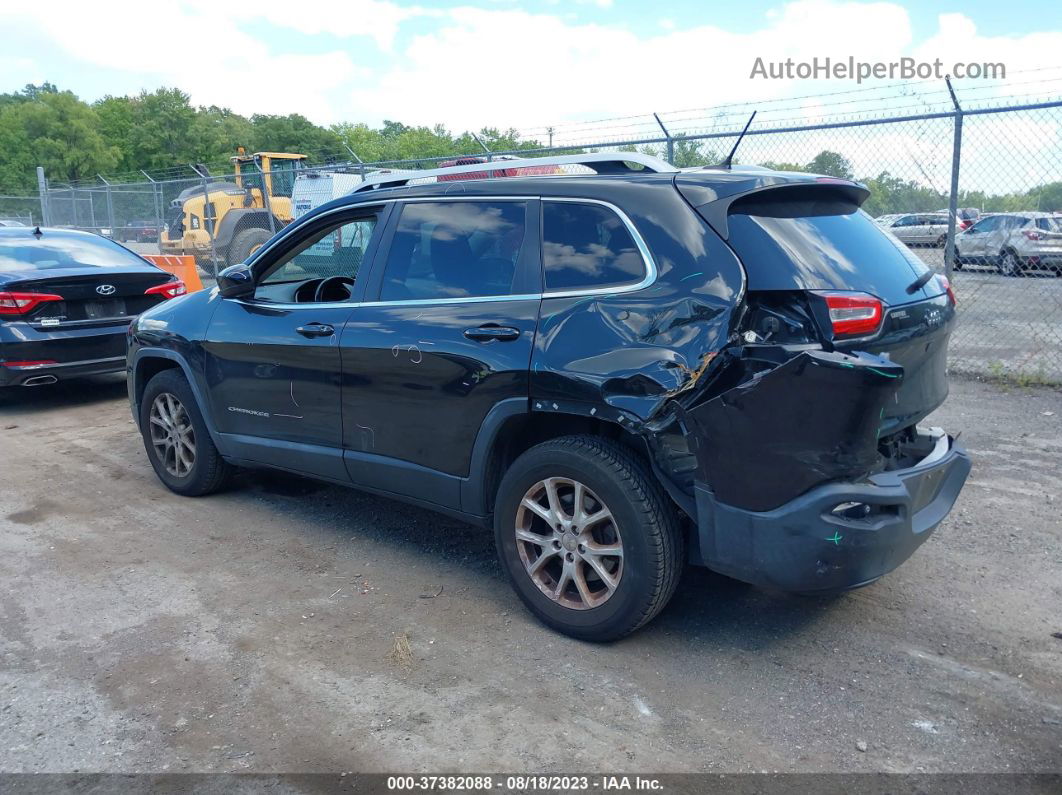 2015 Jeep Cherokee Latitude Черный vin: 1C4PJMCB7FW576917