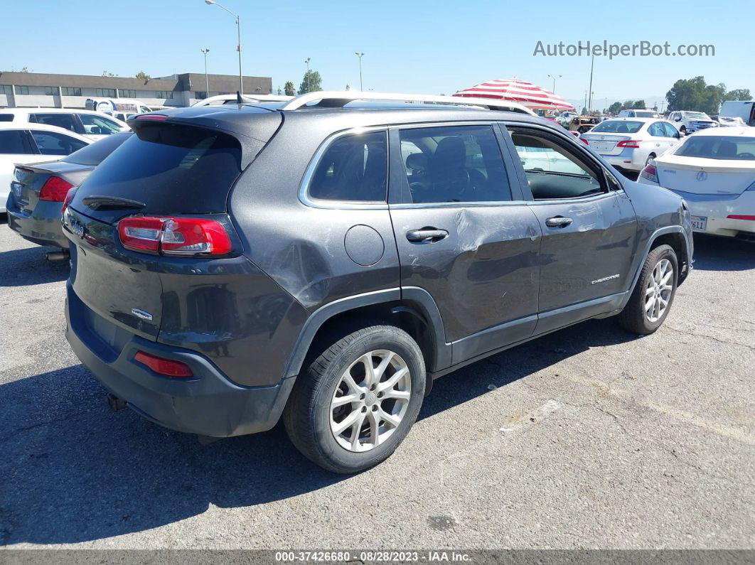 2016 Jeep Cherokee Latitude Gray vin: 1C4PJMCB7GW118232