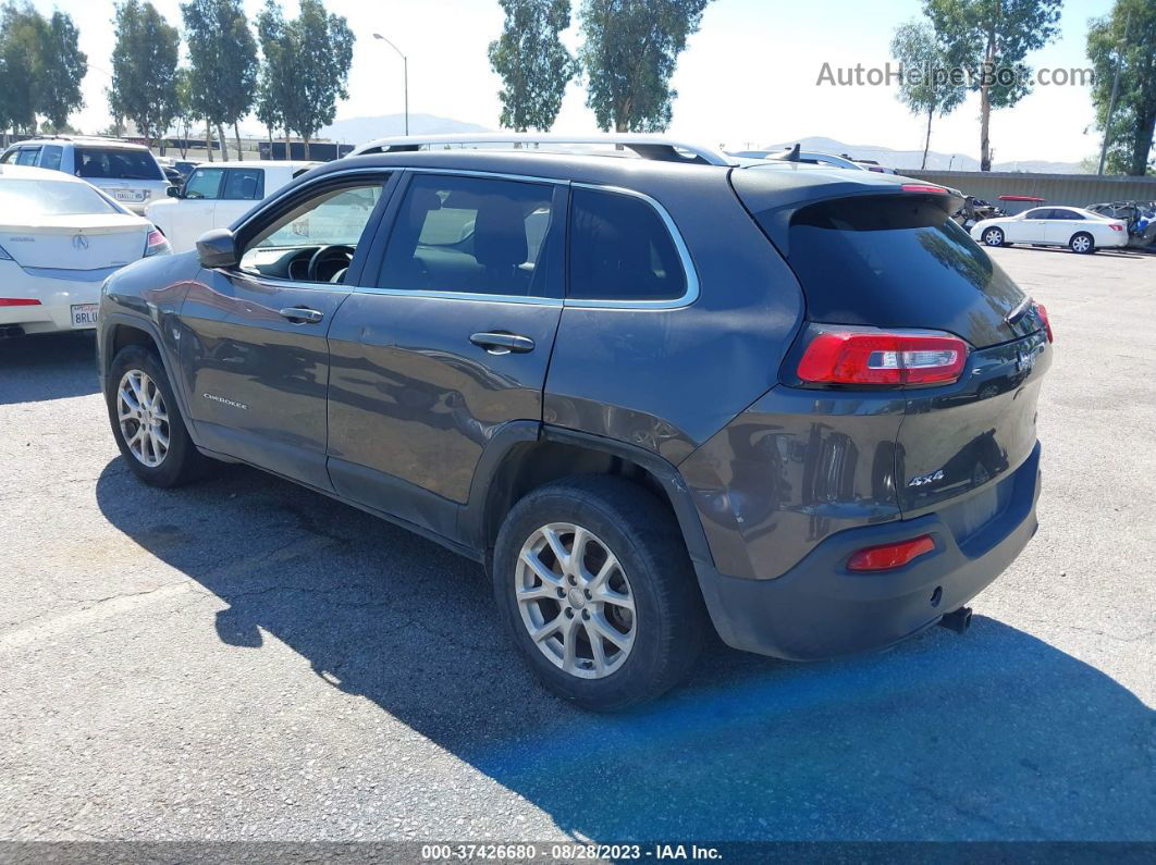 2016 Jeep Cherokee Latitude Gray vin: 1C4PJMCB7GW118232