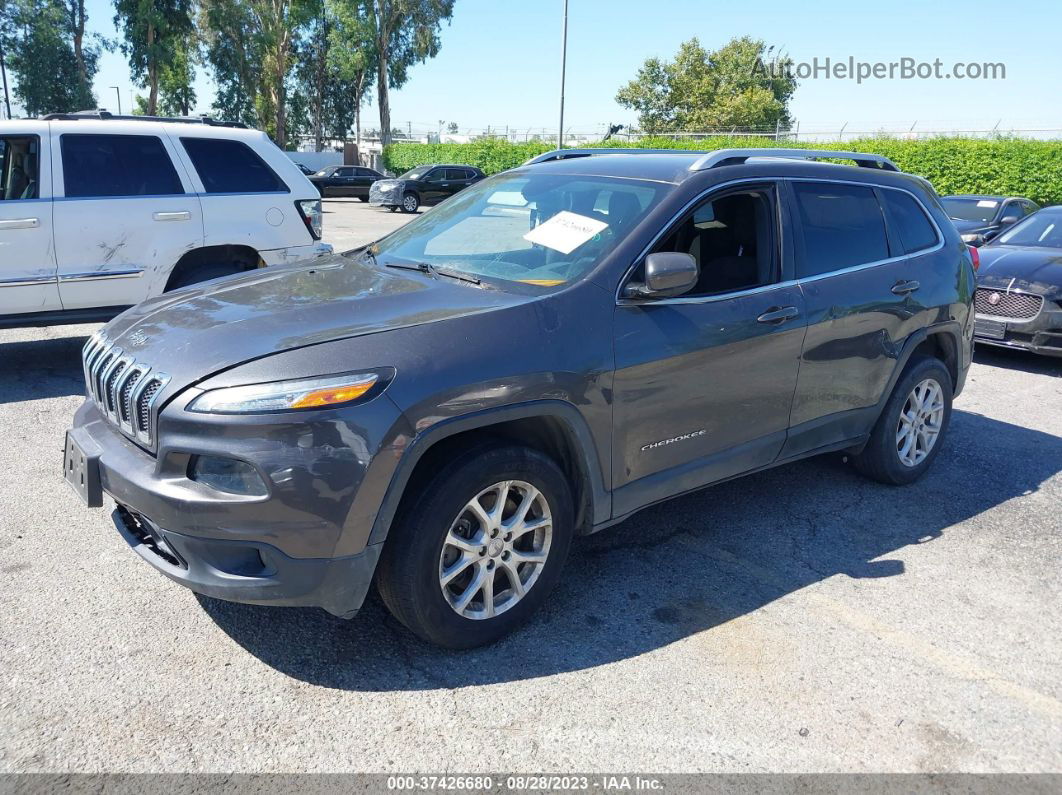 2016 Jeep Cherokee Latitude Gray vin: 1C4PJMCB7GW118232