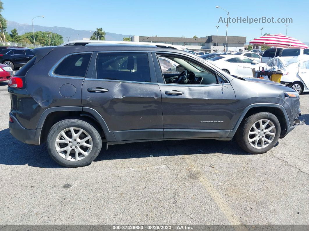 2016 Jeep Cherokee Latitude Gray vin: 1C4PJMCB7GW118232