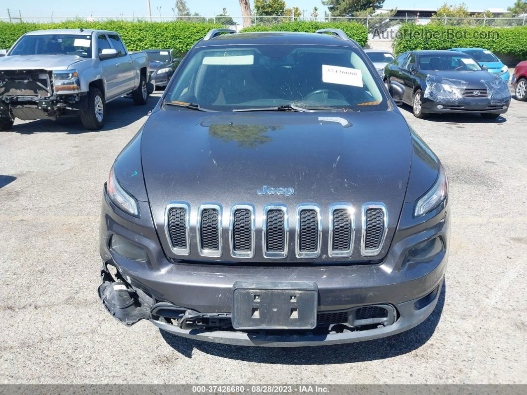 2016 Jeep Cherokee Latitude Gray vin: 1C4PJMCB7GW118232