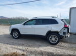 2019 Jeep Cherokee Latitude 4x4 White vin: 1C4PJMCB7KD157049