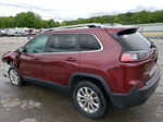 2019 Jeep Cherokee Latitude Maroon vin: 1C4PJMCB7KD346686