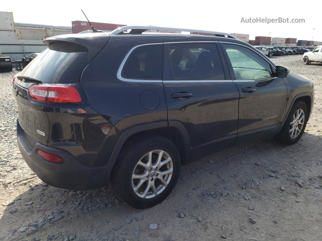 2014 Jeep Cherokee Latitude Black vin: 1C4PJMCB8EW146053