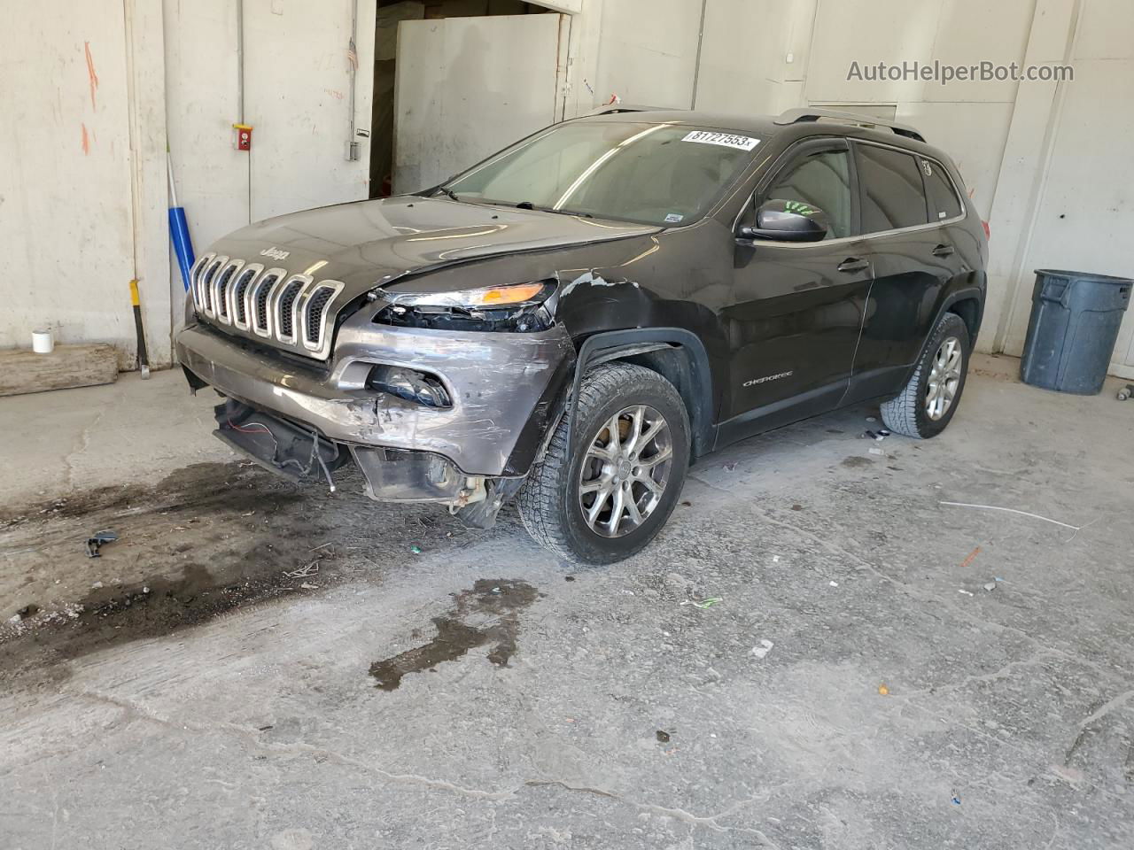 2014 Jeep Cherokee Latitude Gray vin: 1C4PJMCB8EW274969