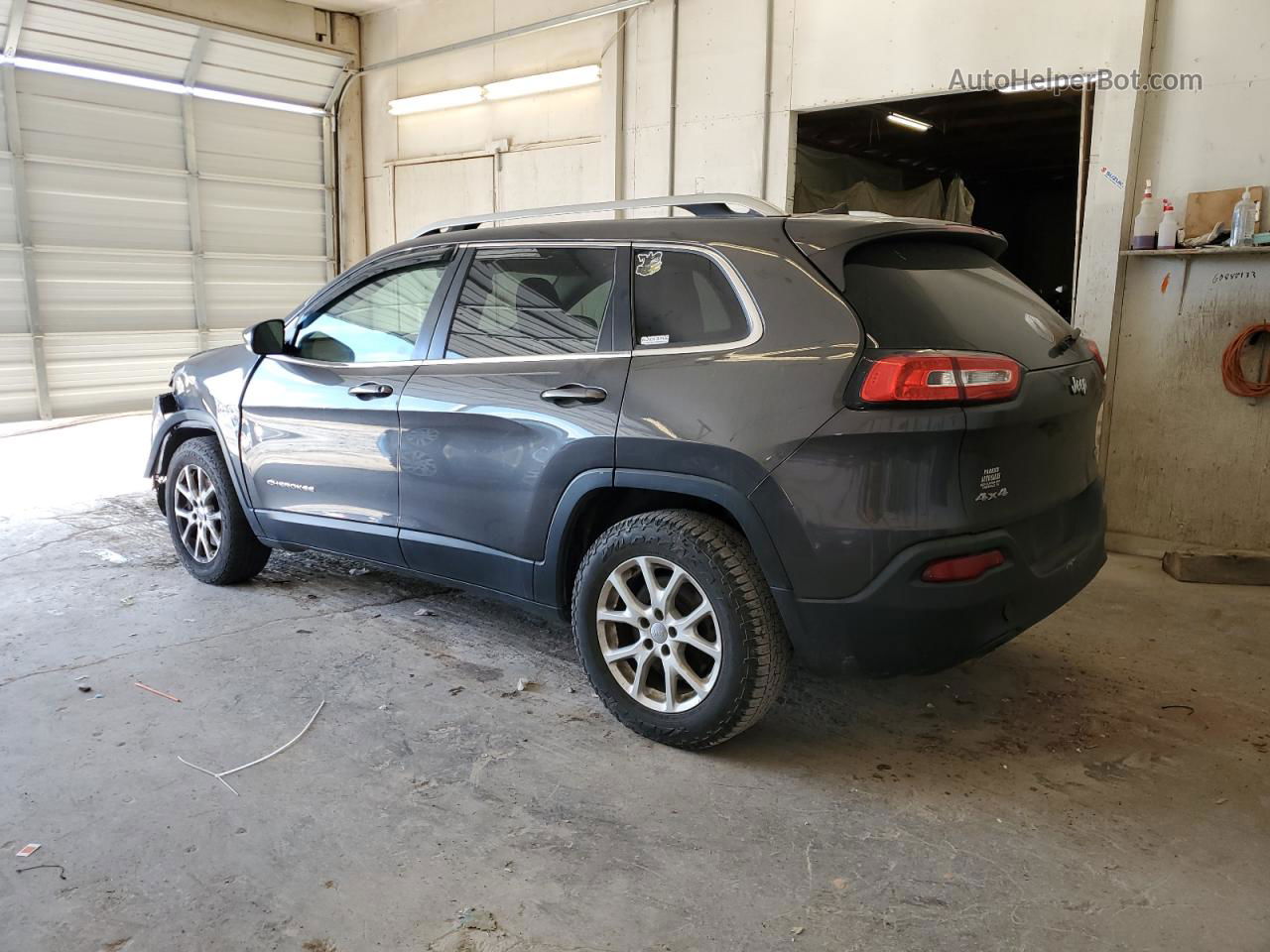 2014 Jeep Cherokee Latitude Gray vin: 1C4PJMCB8EW274969