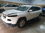 2015 Jeep Cherokee Latitude White vin: 1C4PJMCB8FW501241