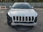 2015 Jeep Cherokee Latitude White vin: 1C4PJMCB8FW529234