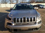 2015 Jeep Cherokee Latitude Silver vin: 1C4PJMCB8FW715596