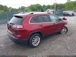 2019 Jeep Cherokee Latitude 4x4 Maroon vin: 1C4PJMCB8KD163037