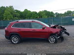 2019 Jeep Cherokee Latitude 4x4 Maroon vin: 1C4PJMCB8KD163037