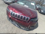 2019 Jeep Cherokee Latitude Maroon vin: 1C4PJMCB8KD281475