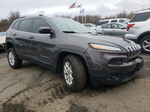 2014 Jeep Cherokee Latitude Gray vin: 1C4PJMCB9EW138673