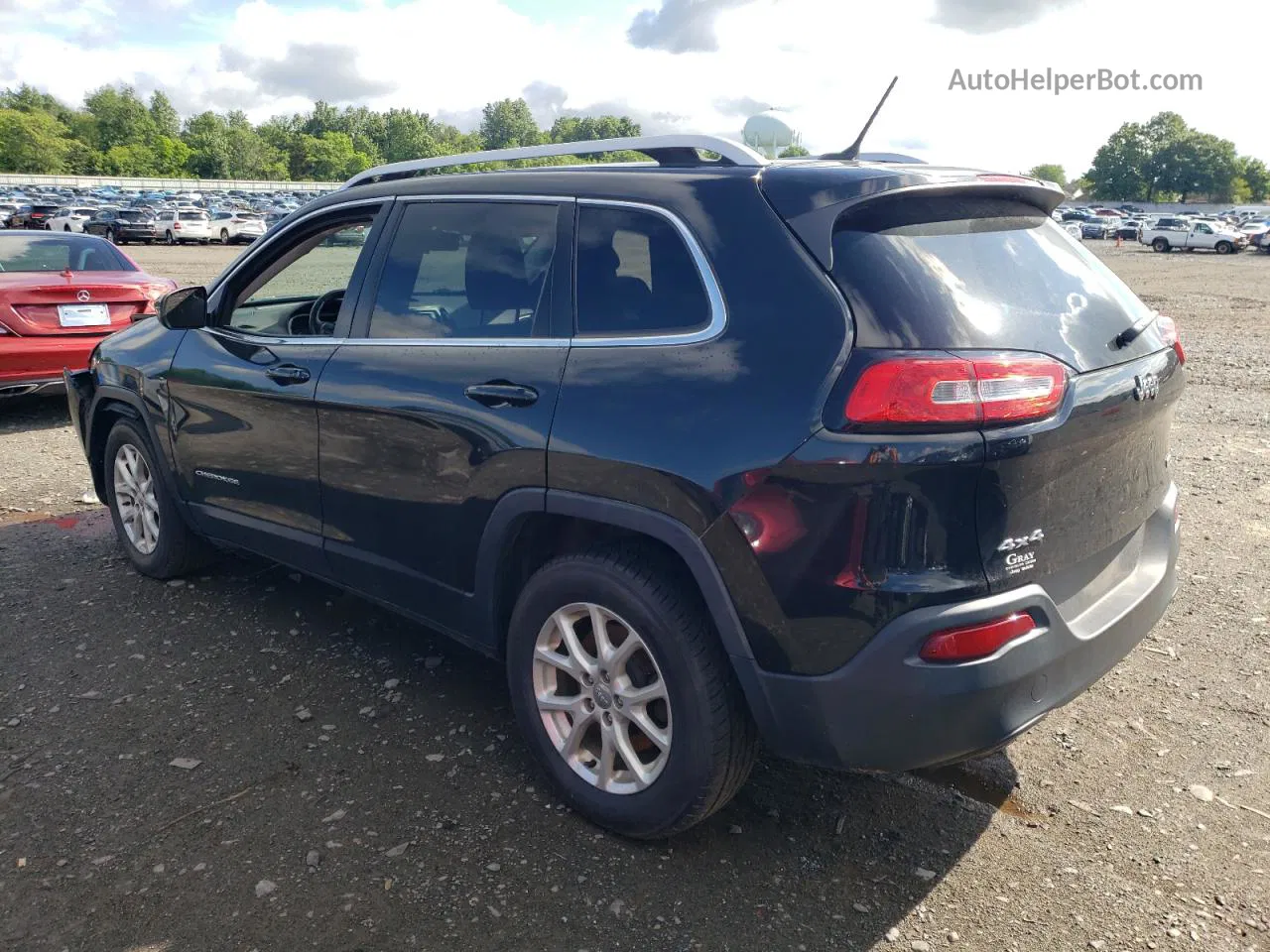 2014 Jeep Cherokee Latitude Black vin: 1C4PJMCB9EW273328