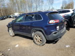 2015 Jeep Cherokee Latitude Синий vin: 1C4PJMCB9FW601204