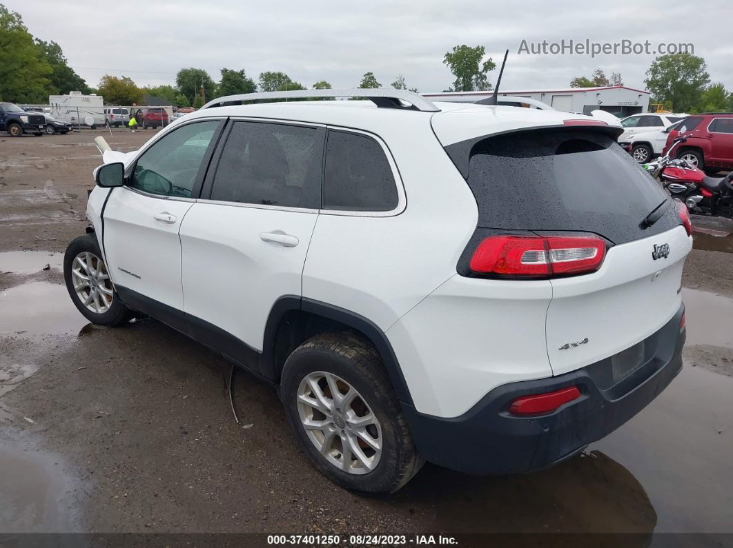 2016 Jeep Cherokee Latitude White vin: 1C4PJMCB9GW253177