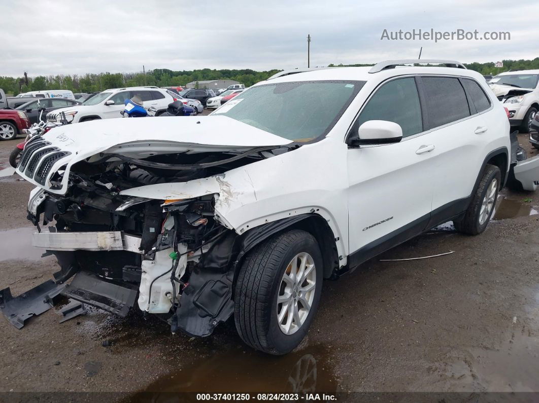 2016 Jeep Cherokee Latitude Белый vin: 1C4PJMCB9GW253177