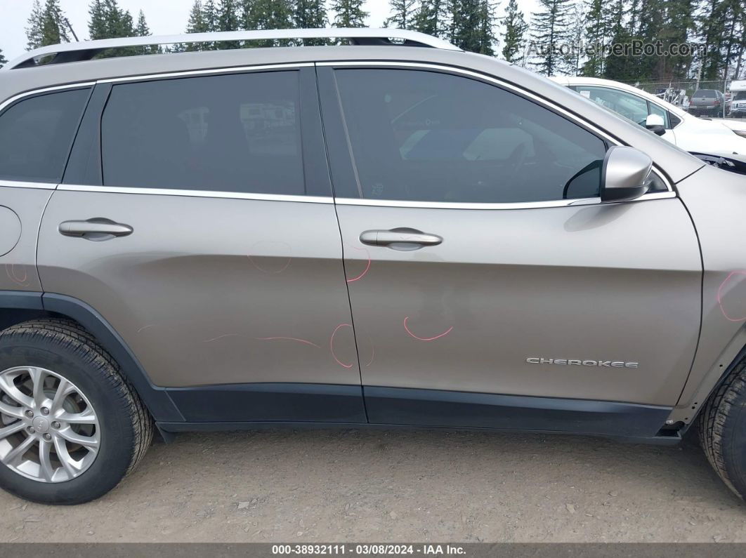 2019 Jeep Cherokee Latitude 4x4 Gray vin: 1C4PJMCB9KD108127