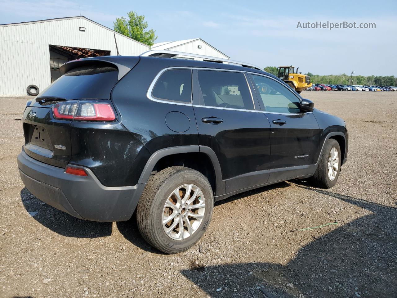 2019 Jeep Cherokee Latitude Black vin: 1C4PJMCB9KD279718