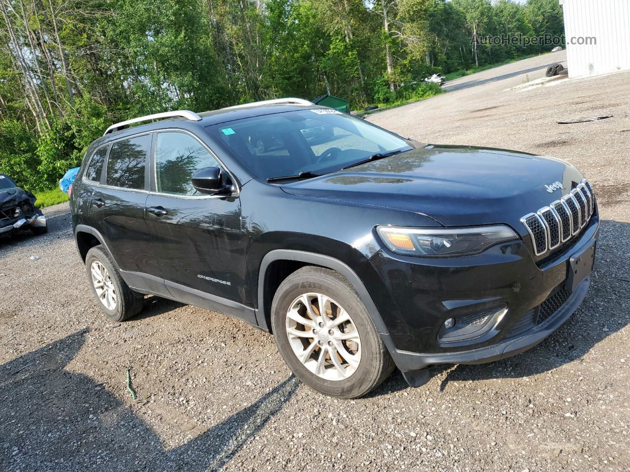 2019 Jeep Cherokee Latitude Black vin: 1C4PJMCB9KD279718