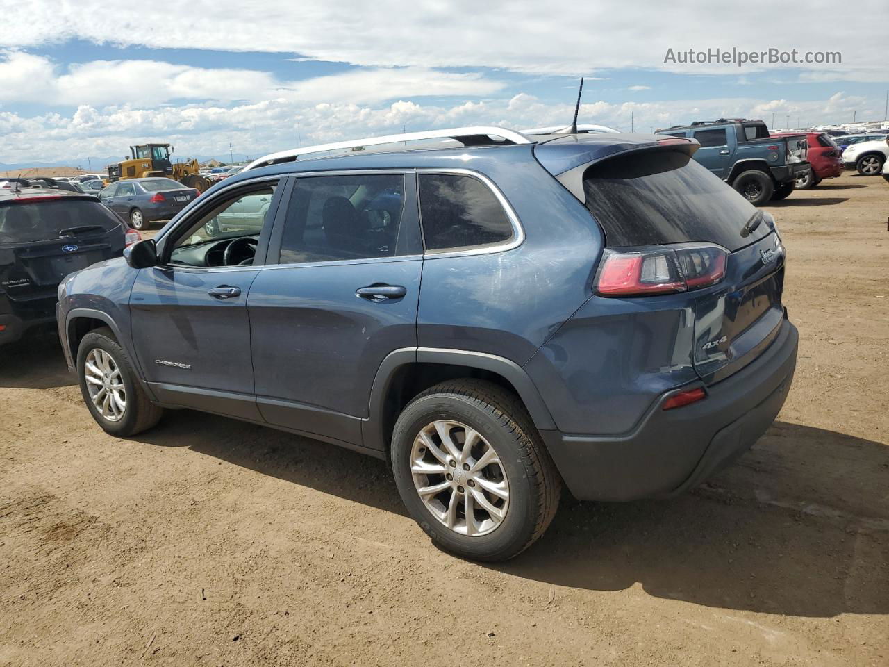 2019 Jeep Cherokee Latitude Синий vin: 1C4PJMCB9KD379849