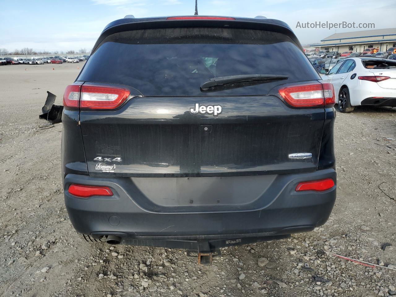 2015 Jeep Cherokee Latitude Black vin: 1C4PJMCBXFW505016