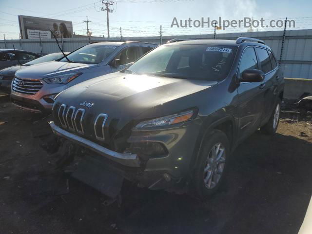 2016 Jeep Cherokee Latitude Серый vin: 1C4PJMCBXGW187917