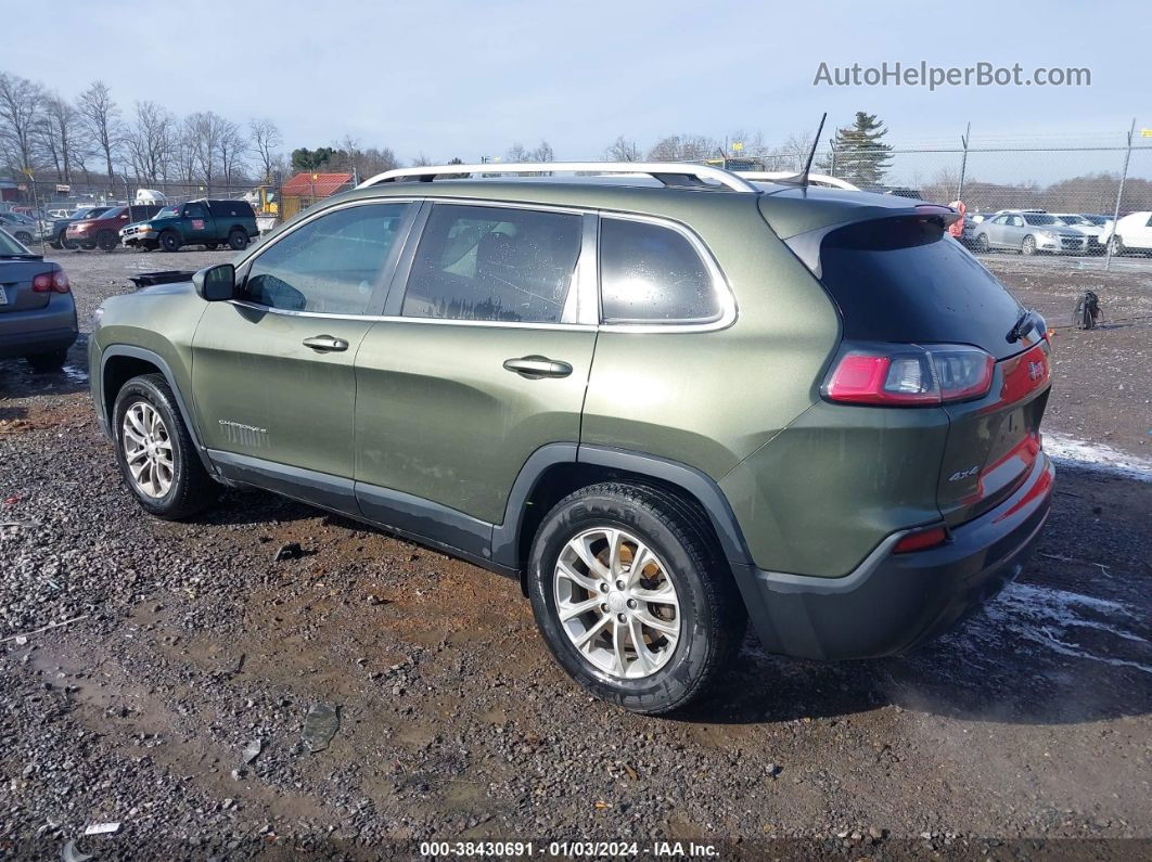 2019 Jeep Cherokee Latitude 4x4 Зеленый vin: 1C4PJMCBXKD188831