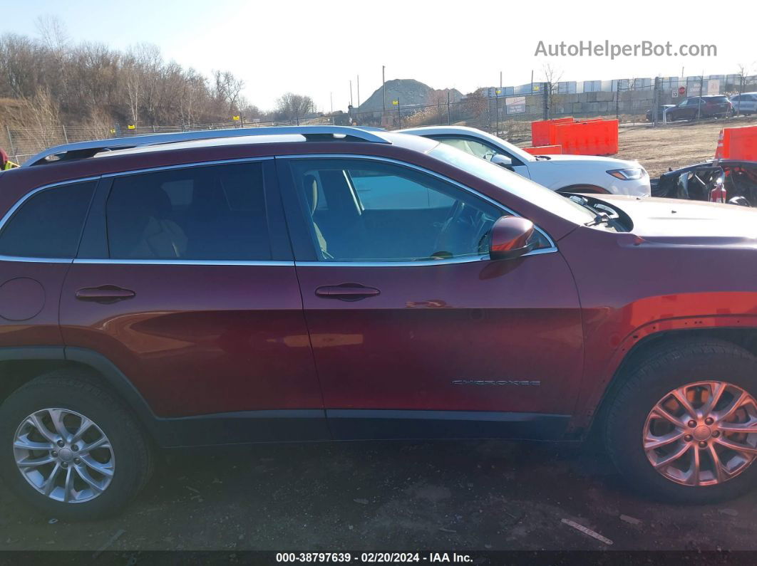 2019 Jeep Cherokee Latitude 4x4 Красный vin: 1C4PJMCBXKD268243