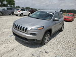 2014 Jeep Cherokee Latitude Silver vin: 1C4PJMCS0EW212188