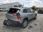 2014 Jeep Cherokee Latitude Серебряный vin: 1C4PJMCS0EW212188