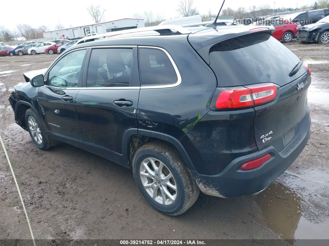 2015 Jeep Cherokee Latitude Black vin: 1C4PJMCS0FW529194