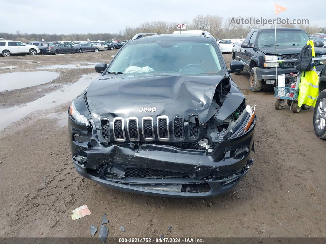 2015 Jeep Cherokee Latitude Black vin: 1C4PJMCS0FW529194