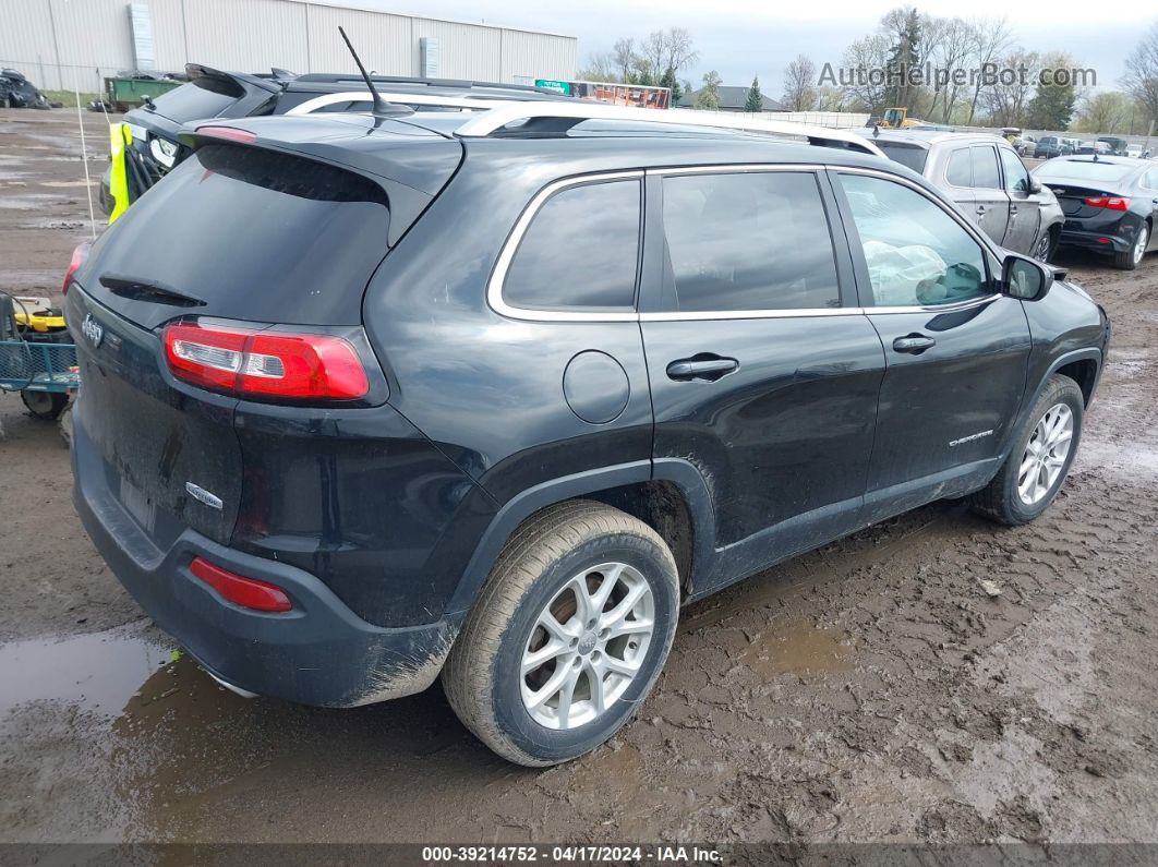 2015 Jeep Cherokee Latitude Black vin: 1C4PJMCS0FW529194