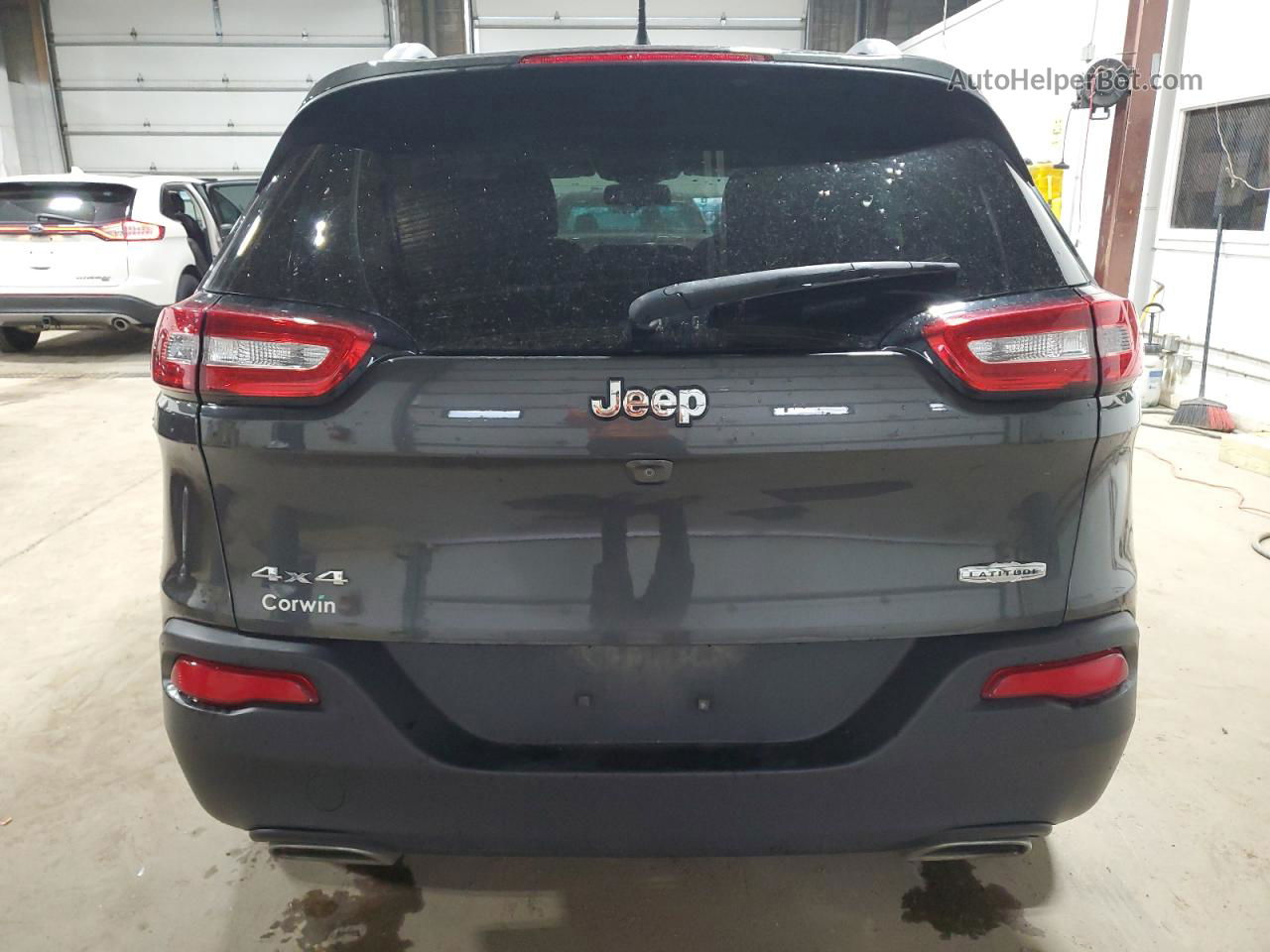 2015 Jeep Cherokee Latitude Charcoal vin: 1C4PJMCS0FW571588